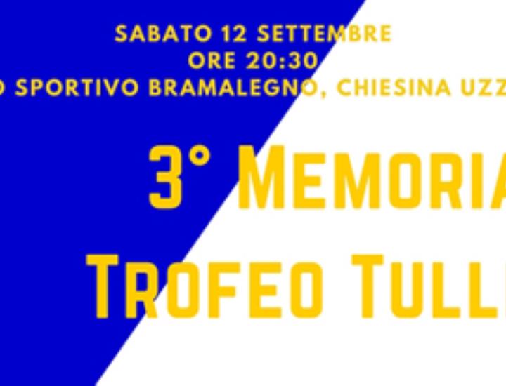 III° MEMORIAL TROFEO TULLIANI, RITORNA IL TORNEO DELL’AMICIZIA