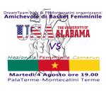 4 agosto Nazionale del Camerun VS Alabama University