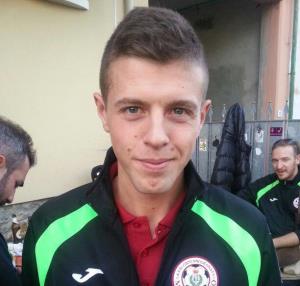 Mirko Burchietti, in gol nella gara d'andata