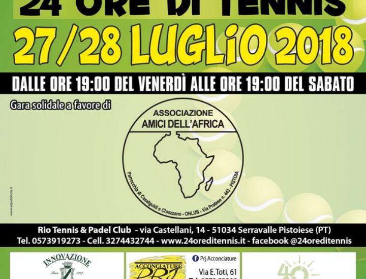 Torna la 24 ore di Tennis al Rio Serravalle Pistoiese