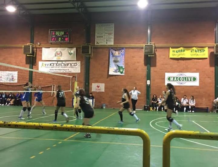 L'under 18 femminile Montebianco Pieve batte in quatto set la Scuola Volley Pistoiese