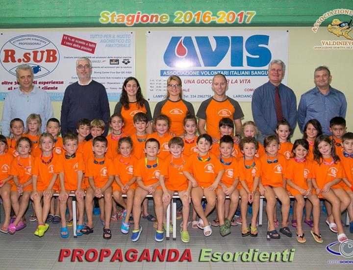 Scopriamo tutte le squadre dell'Asd Nuoto Valdinievole impegnate nella stagione 2016/2017