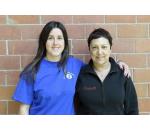Coach Caterina Fisicaro (a destra) e la vice Sara Silvestri (a sinistra)