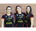 Greta Piattelli (a sinistra), Michela Meoni (al centro), capitan Priscilla Rossetti (a destra)
