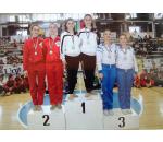 Podio delle allieve del Twirling Lucca