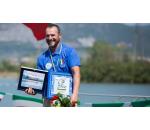 Nella foto : Il Campione Italiano Carpa 2015, Cristiano Profili Società ASD Lago Borghese.