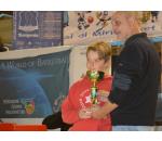Giulio Bonfanti premiato come top scorer Esordienti. Foto Fratini.