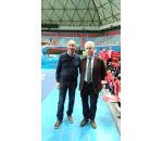 Il delegato allo sport Dal Porto con il vicepresidente nazionale Federscherma Azzi 