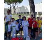 il gruppo Dream Team Taekwondo presente a Roma