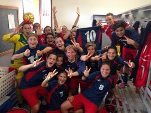 L'Rb festeggia la vittoria nel derby