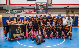 La formazione dei Chiesina Warriors