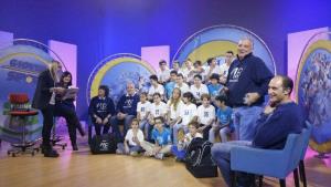 Il vivaio del MB Montecatini alla recente trasmissione su TVL 