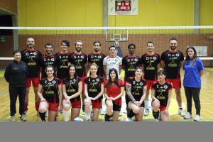 Il gruppo misto della Polisportiva Impianti Volley Monsummano