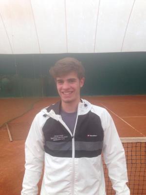Marco Bindi, giocatore di punta dell'Under 18 maschile dello Sporting Club