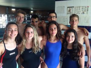 Atleti della Categoria Nuoto Valdinievole che hanno partecipato alle gare di Livorno