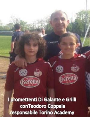 I promettenti centrocampisti Lorenzo Di Galante (a sinistra) ed Andrea Grilli convocati di nuovo per un raduno del Torino