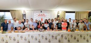 Dirigenti e giocatori Usd Pescia (Foto Gabriele Salcino)