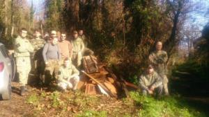 La squadra dello Snake War Group in azione 