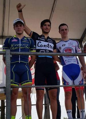 Edoardo Sali sul podio