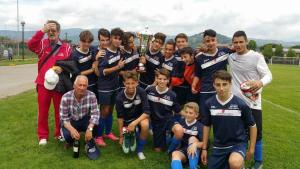 I giovanissimi del Via Nova vittoriosi del Trofeo Delle Terme
