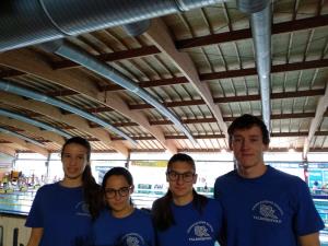 Gaia Parlanti, Irene Martino, Michelle Petruzzelli e Fabrizio Monti