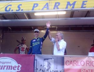 Simone Innocenti sul podio