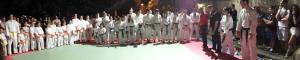 Gli atleti del karate Kwai Pescia e dello Shotokan Porcari