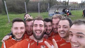 Alberto Marini alla Totti, selfie dopo il gol del raddoppio per il Collodi