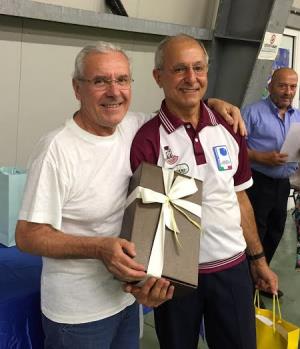 Giuseppe Giannini premiato da Ciampi, presidente Pieve