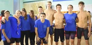 Atleti della squadra Categoria dell'Asd Nuoto Valdinievole