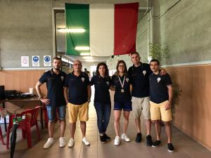 Gli atleti del Tsn Pistoia impegnati ai campionati italiani di Bologna