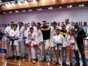 Gli atleti dello Shin Karate Danesi premiati a San Marino.   