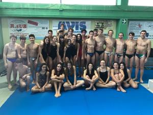 La squadra Categoria Nuoto Valdinievole