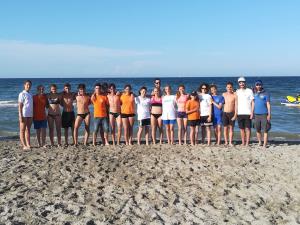 La squadra Salvamento Nuoto Valdinievole a Riccione