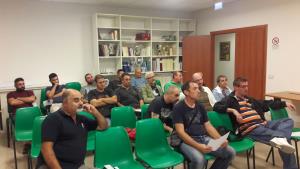 Arbitri partecipanti alla riunione dell' S.T.A. Uisp Pistoia