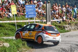 Nella foto FREE PRESS (concessa da Race&Motion-Actualfoto): Max Giannini in gara al Rally del Friuli.