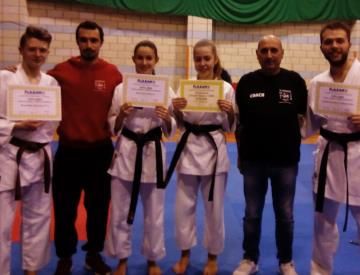 Karate Kwai Pescia eccelle agli esami di cintura nera Karate Kwai Pescia eccelle agli esami di cintura nera