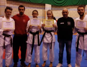 Karate Kwai Pescia eccelle agli esami di cintura nera