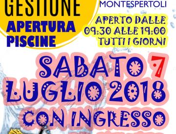 Domani inaugurazione della piscina comunale Il Molino presa in gestione dal Nuoto Valdinievole