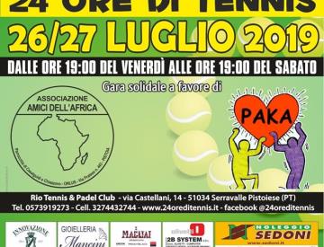Incrociate le racchette, il 26/27 luglio torna la 24 ore di Tennis al Rio di Serravalle