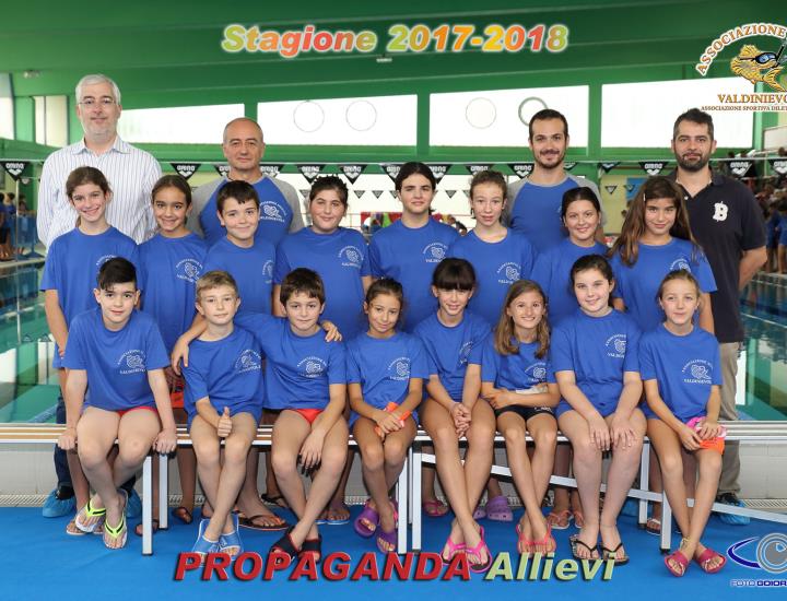 Nuoto Valdinievole, la squadra della Propaganda Allievi pronta per la nuova stagione
