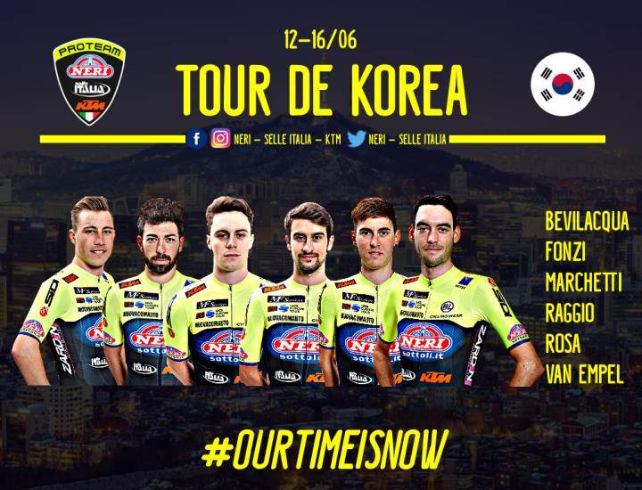 Neri Sottoli - Selle Italia – KTM: al Tour de Korea dal 12 al 16 giugno