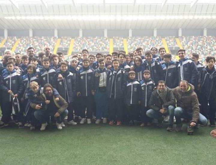 I ragazzi dell'Alta Valdinievole all'Udinese Academy Day