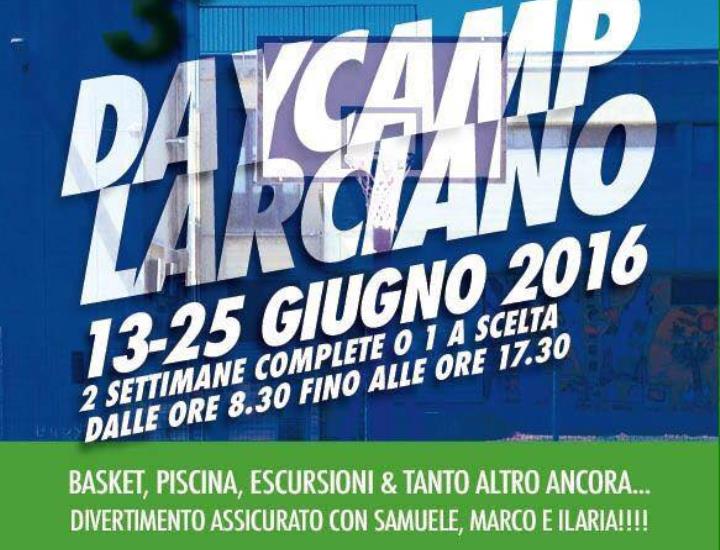 Inizia oggi a Larciano la terza edizione del 'Day Camp' dei record!