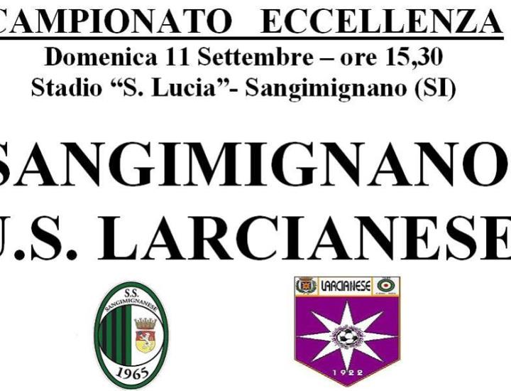 La Larcianese debutta in Campionato a San Gimignano
