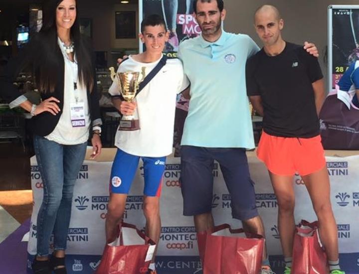 Il Montecatinese Andrea Tobaldini trionfa nel trofeo Centro Commerciale Montecatini