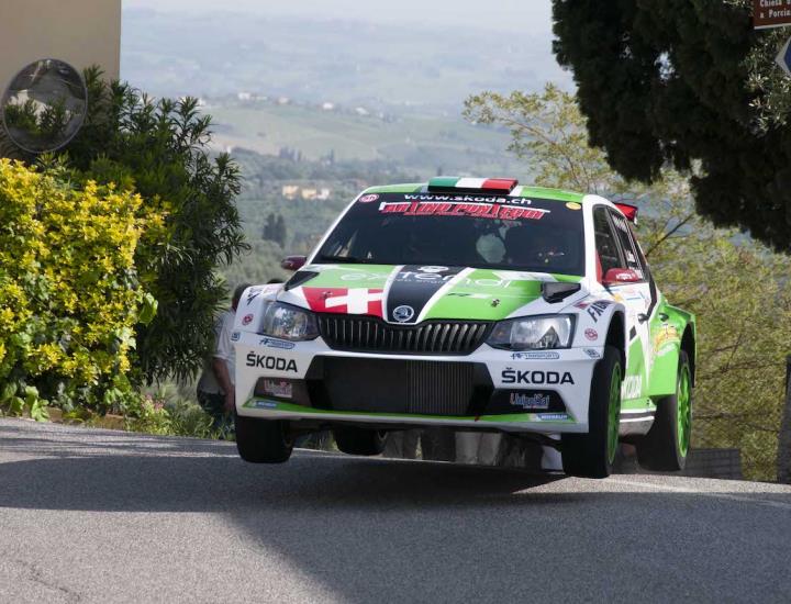 Luca Artino sfiora il tris al Rally della Valdinievole