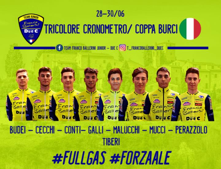 Team Franco Ballerini - Due C: Campionati Italiani a cronometro e Coppa Burci