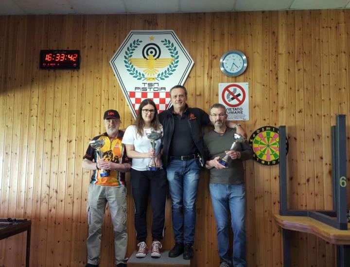 Chiara Gianni vince la prima edizione del Trofeo 8.6.4. disputata al poligono del Tiro a Segno di Pistoia