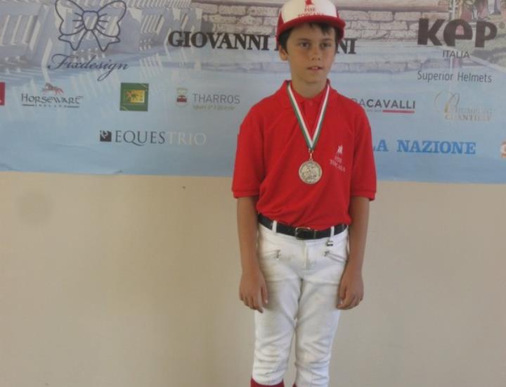 Francesco Grassini medaglia d'argento alle Ponyadi 2017